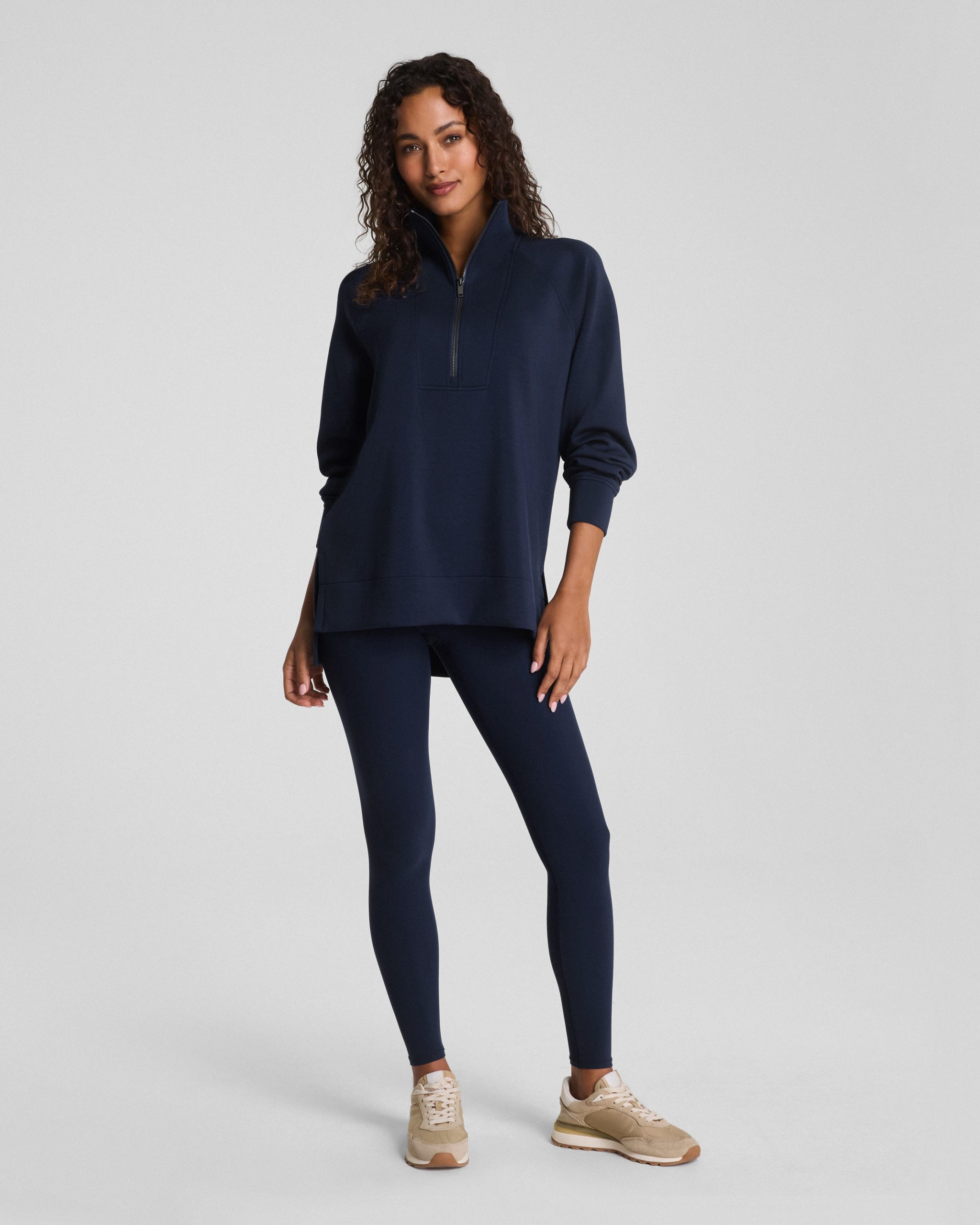 SPANX AirEssentials? Half Zip Tunic | Timeless Navy - Image 5