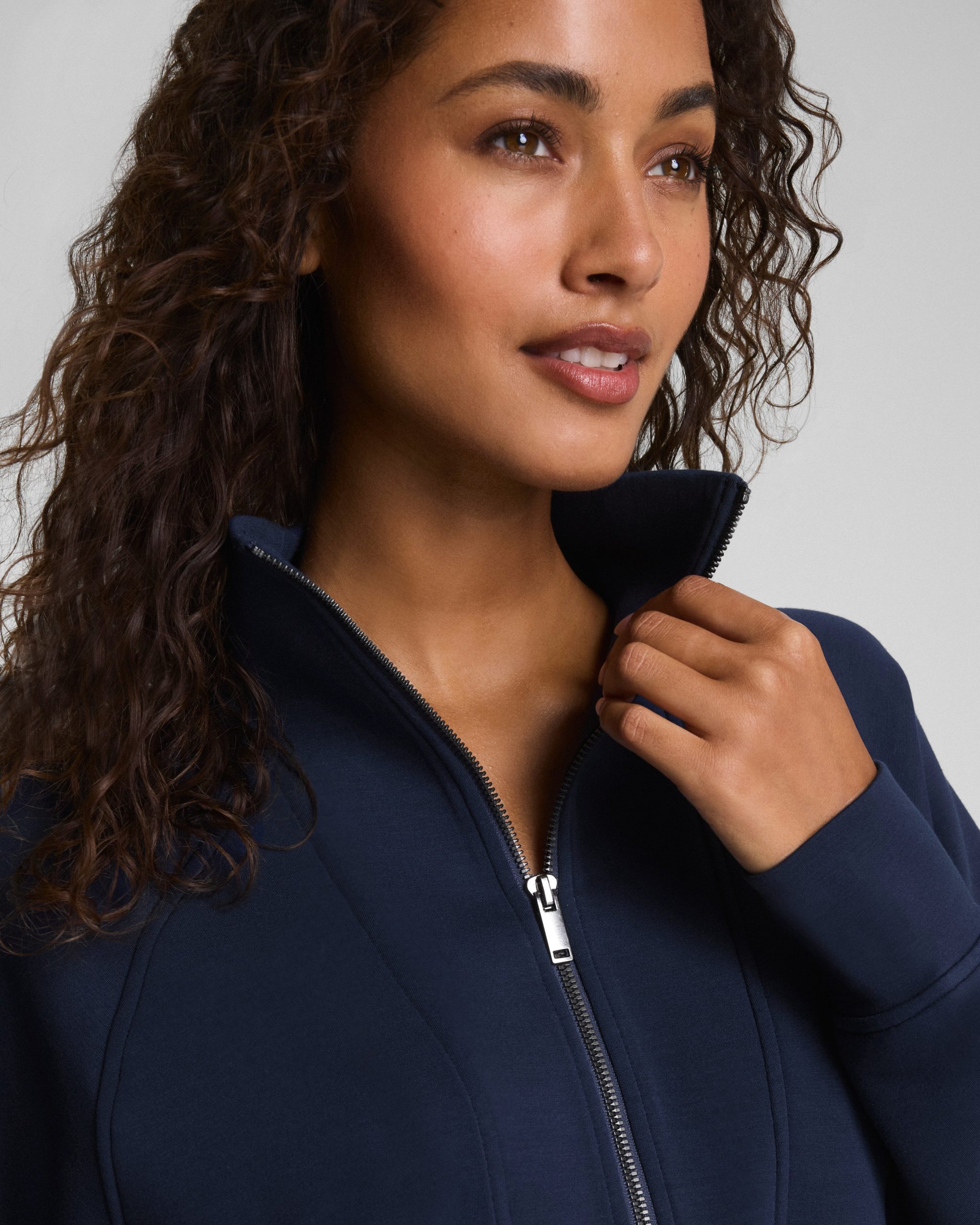 SPANX AirEssentials? Half Zip Tunic | Timeless Navy - Image 3