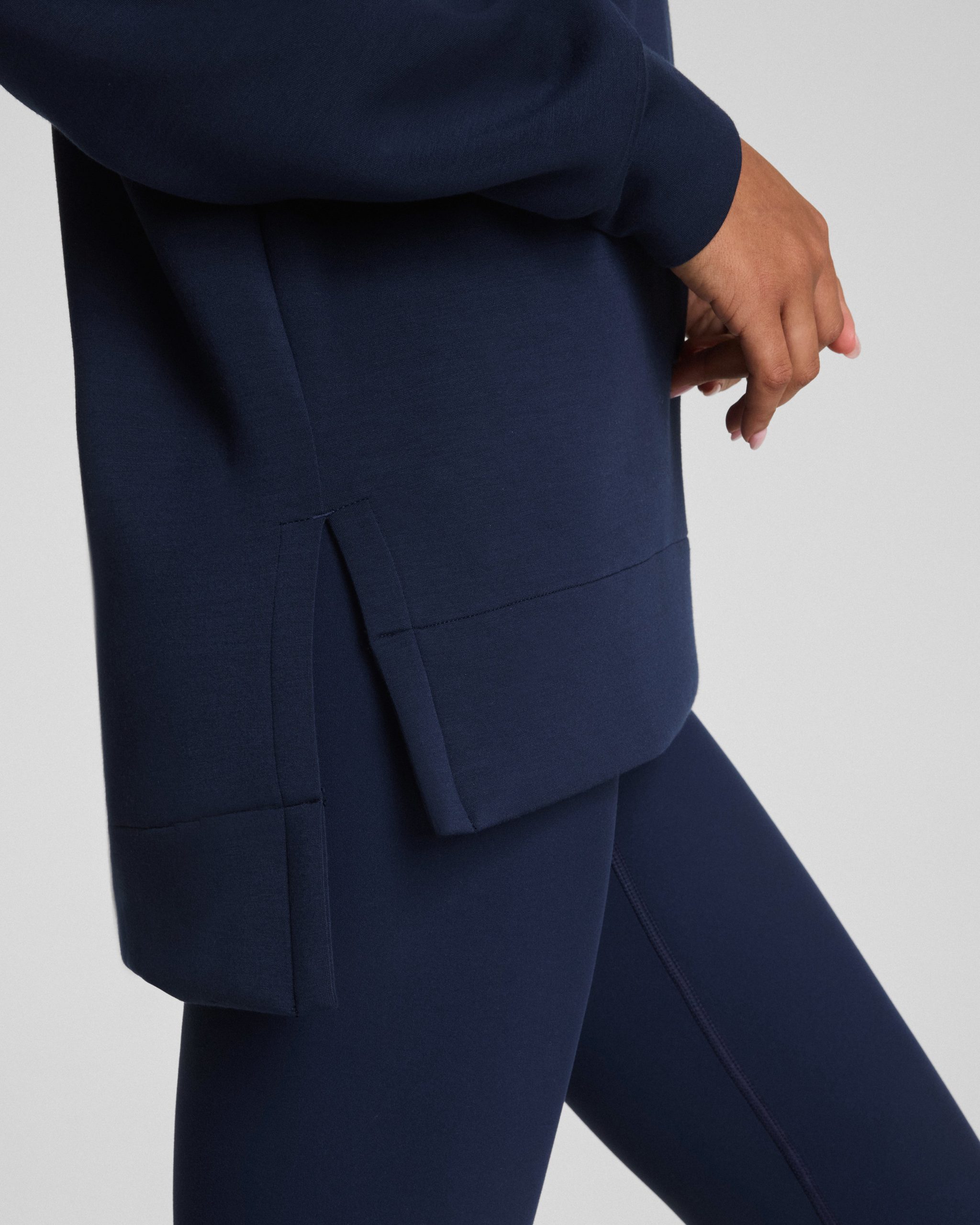SPANX AirEssentials? Half Zip Tunic | Timeless Navy - Image 4