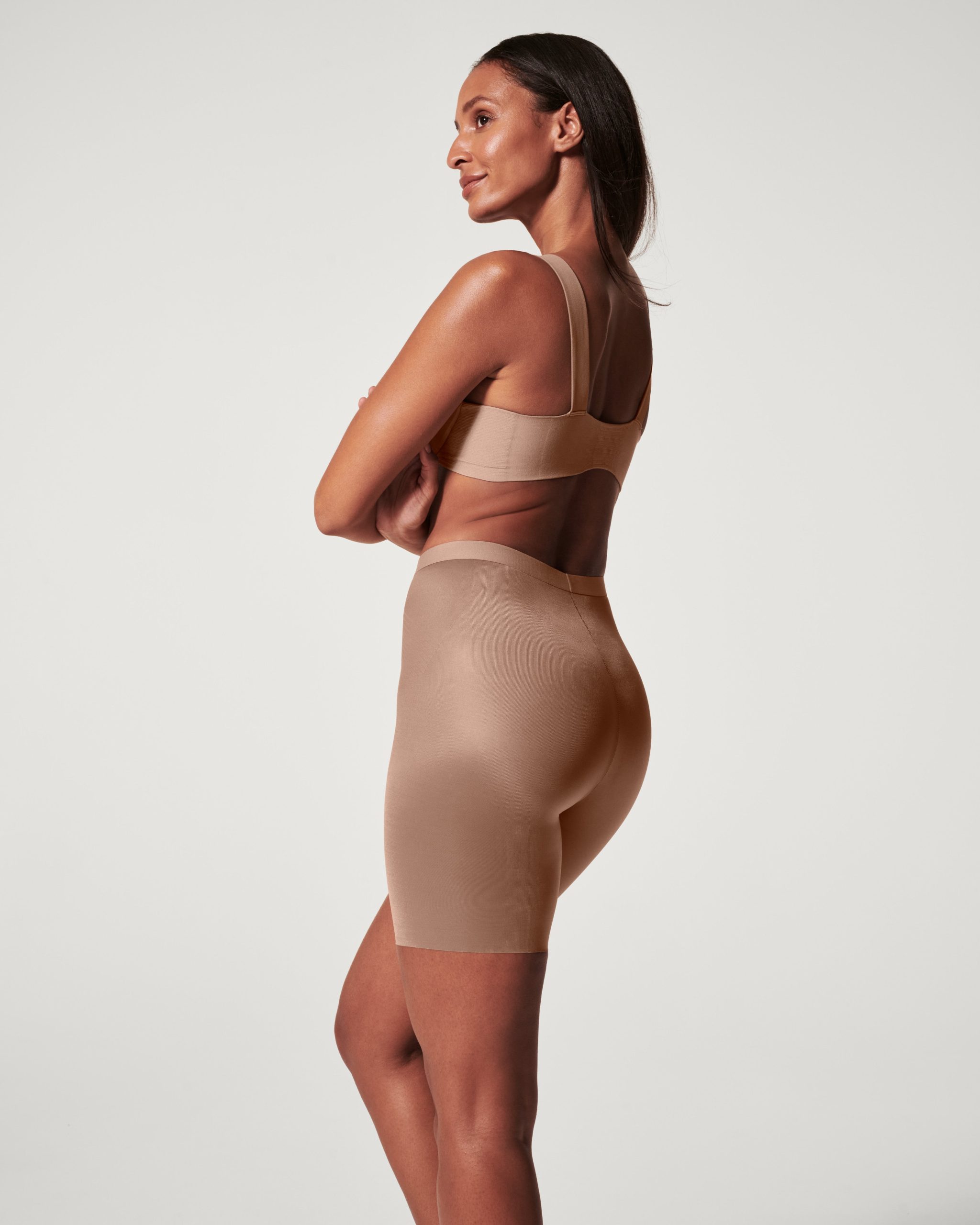 SPANXshape? Invisible Mid-Thigh Short | Cafe Au Lait - Image 3