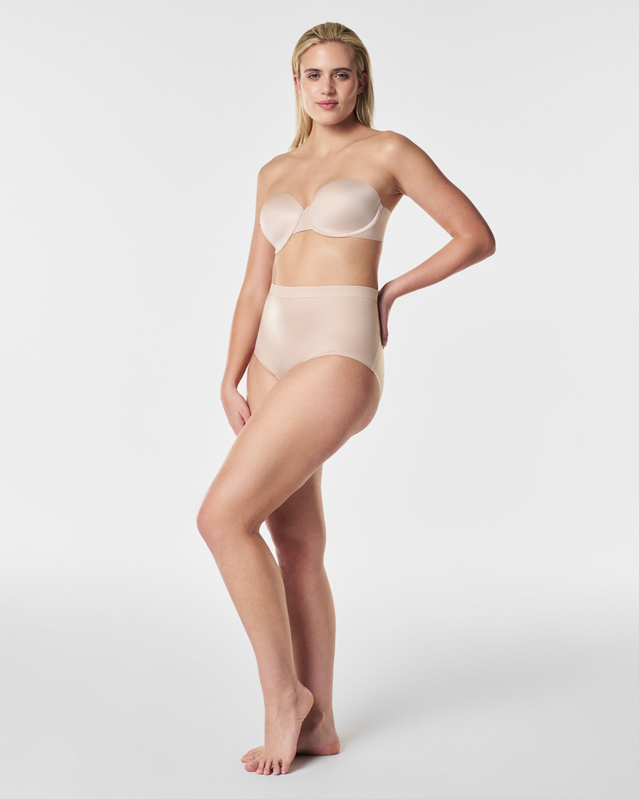 SPANXsmooth? Suit Your Fancy Strapless Bra | Champagne Beige - Image 5