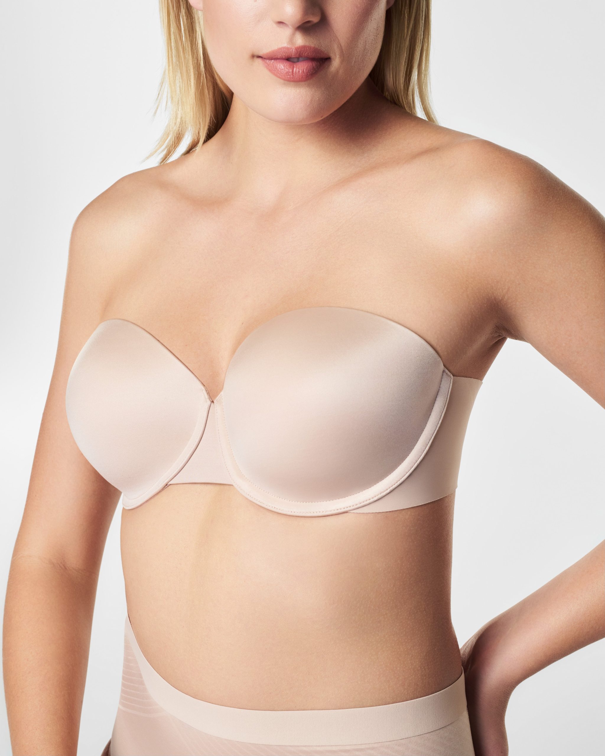 SPANXsmooth? Suit Your Fancy Strapless Bra | Champagne Beige - Image 3