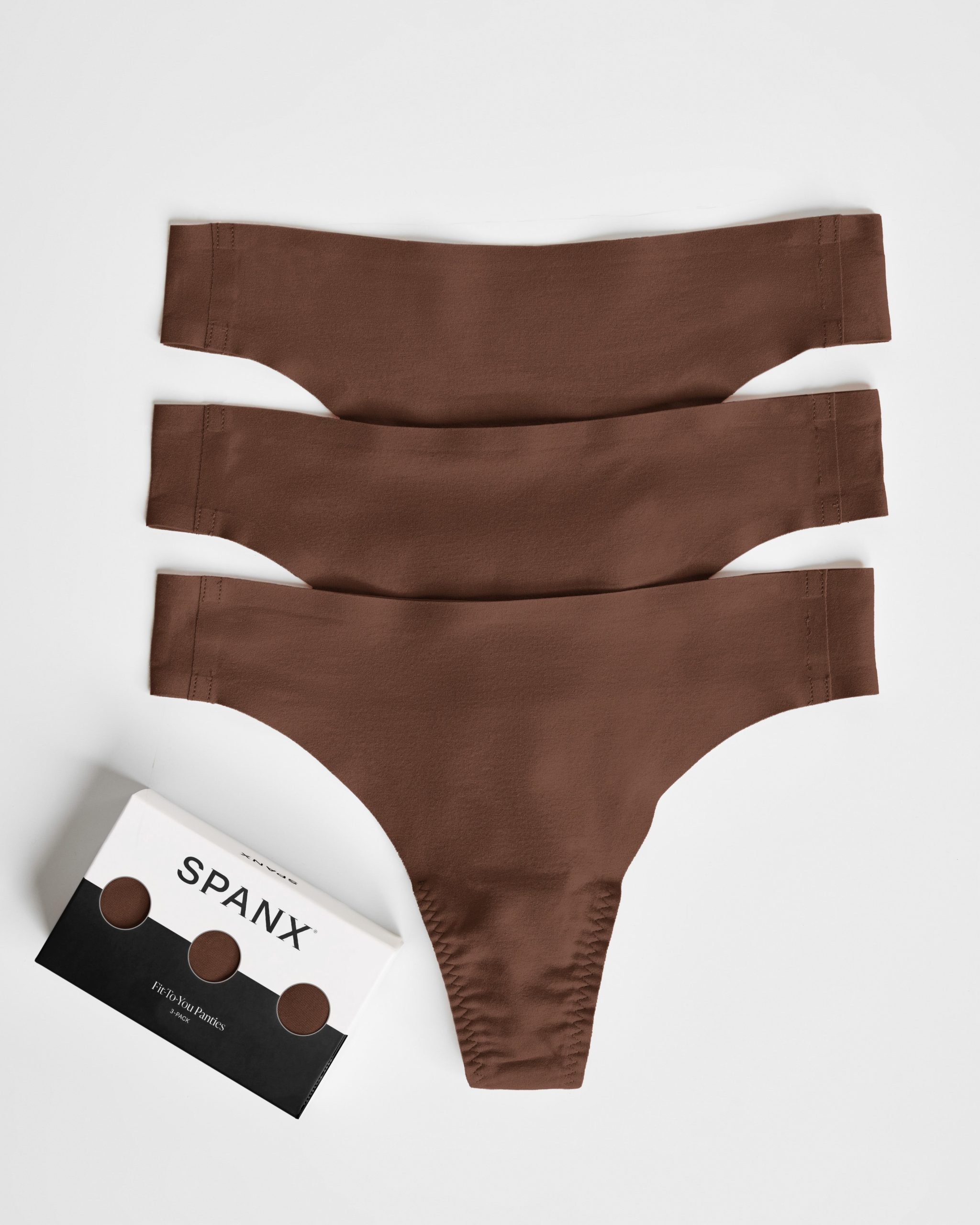 SPANXsmooth? Fit-To-You Thong 3-Pack Box - Image 2