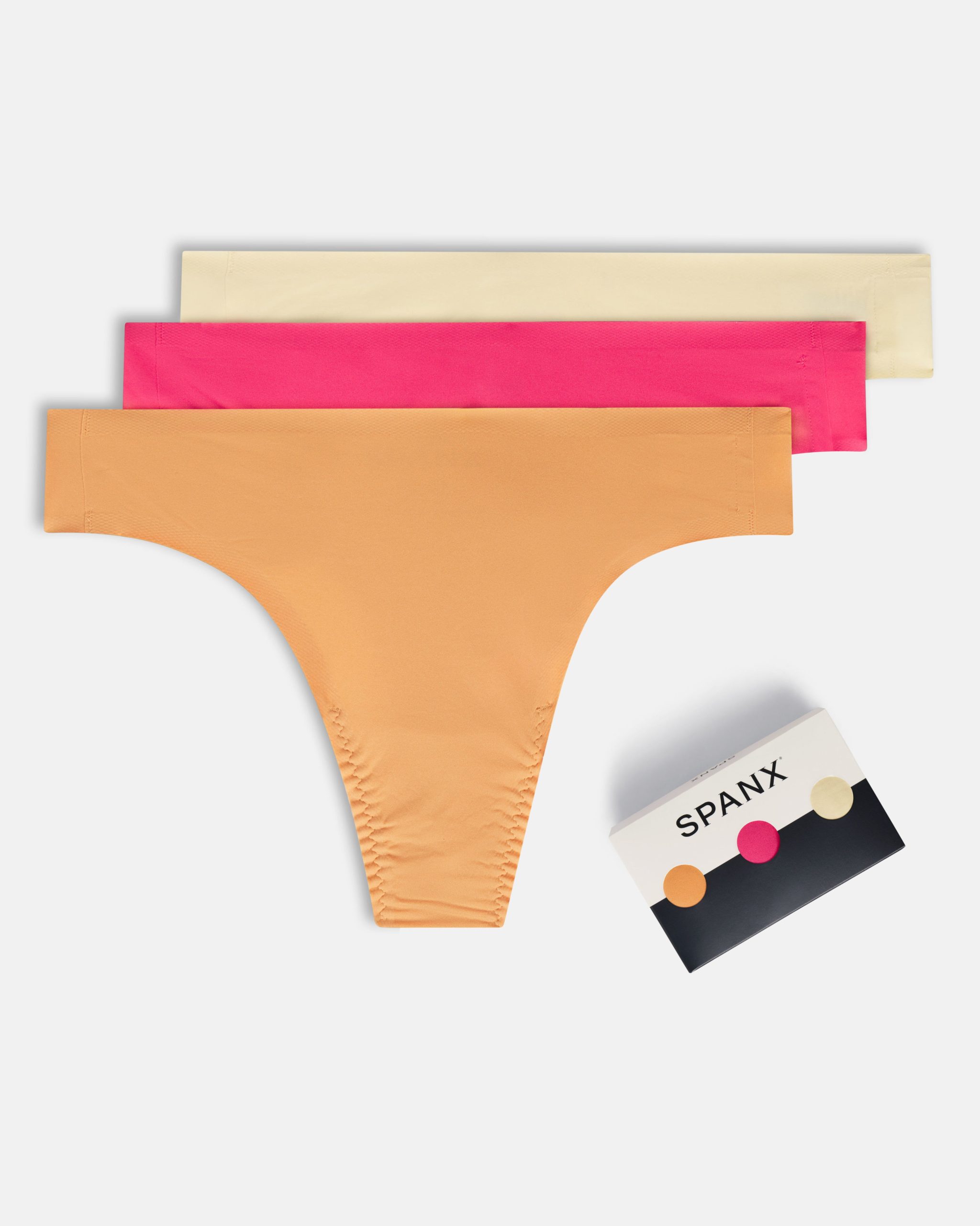 SPANXsmooth? Fit-To-You Thong 3-Pack Box - Image 4