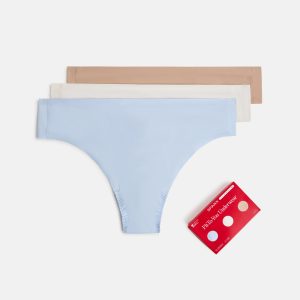 SPANXsmooth?  Fit-To-You Thong 3-Pack Box | Summit/Powder/Frappe