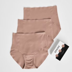SPANXsmooth?  Fit-To-You Brief 3-Pack Box | Cafe Au Lait