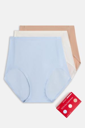 SPANXsmooth? Fit-To-You Brief 3-Pack Box | Summit/Powder/Frappe