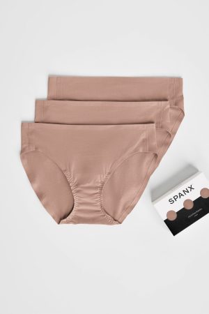 SPANXsmooth? Fit-To-You Bikini 3-Pack Box | Cafe Au Lait
