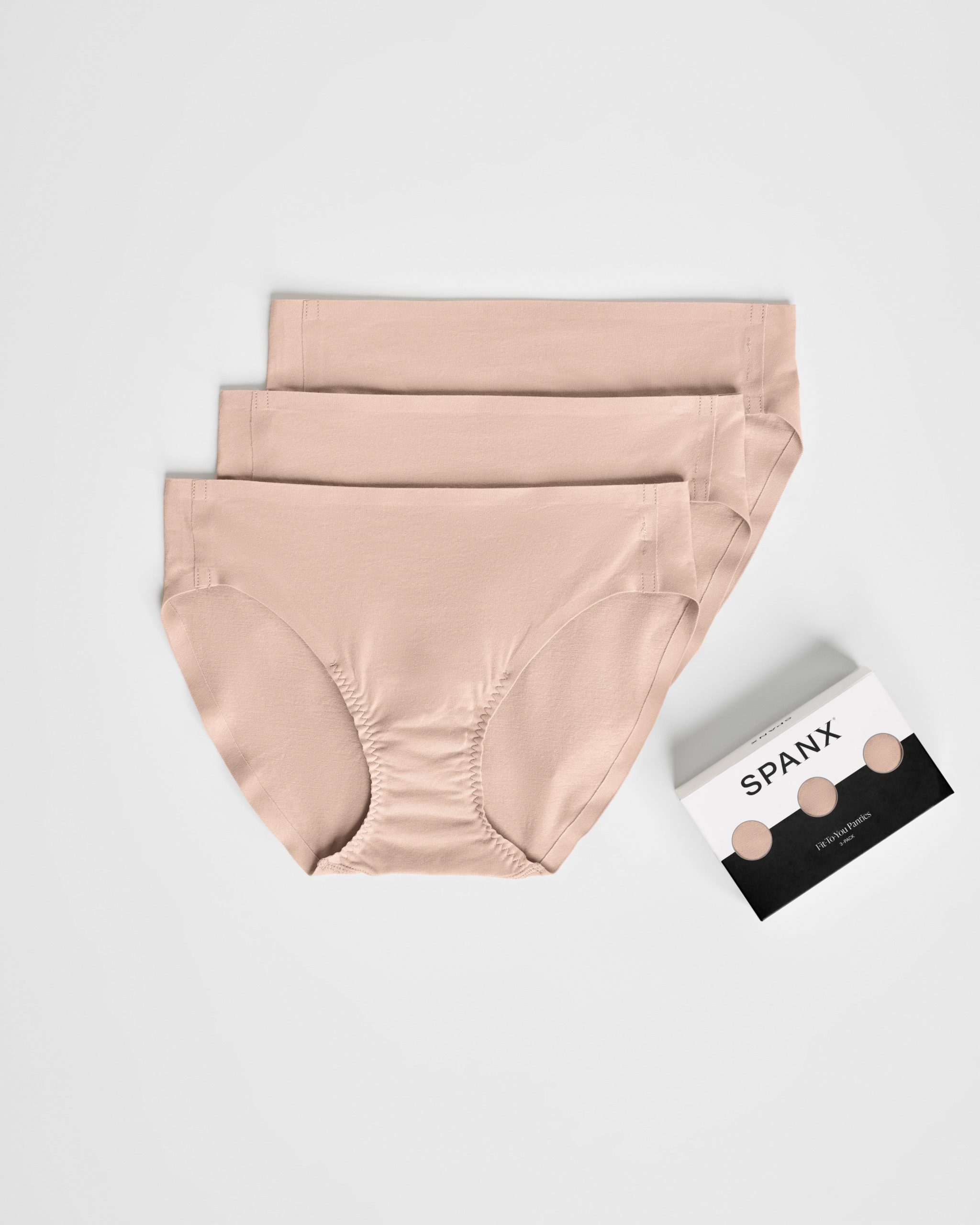 SPANXsmooth? Fit-To-You Bikini 3-Pack Box | Naked 2.0