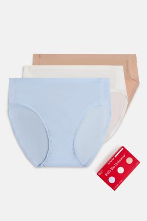 SPANXsmooth? Fit-To-You Bikini 3-Pack Box | Summit/Powder/Frappe