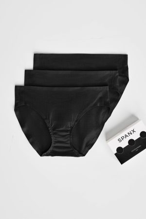 SPANXsmooth? Fit-To-You Bikini 3-Pack Box | Very Black