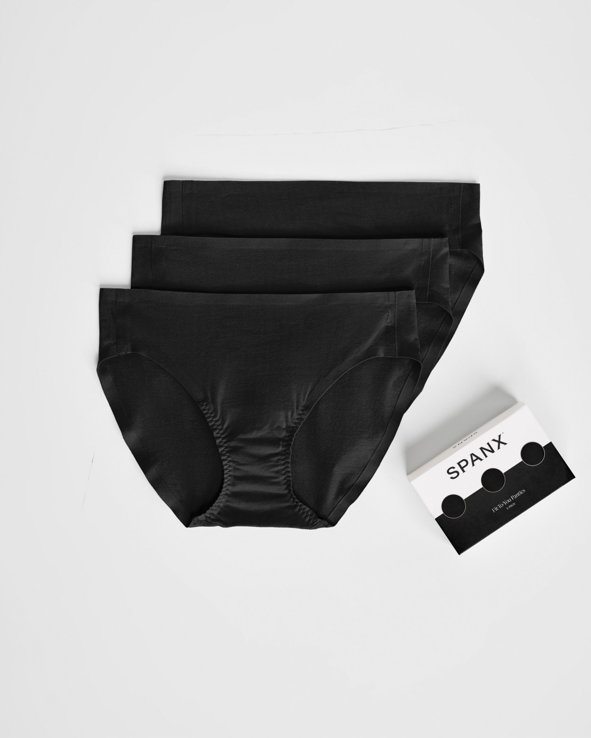 SPANXsmooth? Fit-To-You Bikini 3-Pack Box | Very Black