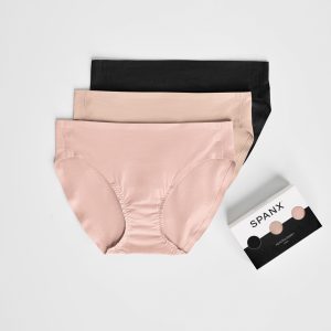 SPANXsmooth?  Fit-To-You Bikini 3-Pack Box | Very Black/Naked 2.0/Vintage Rose