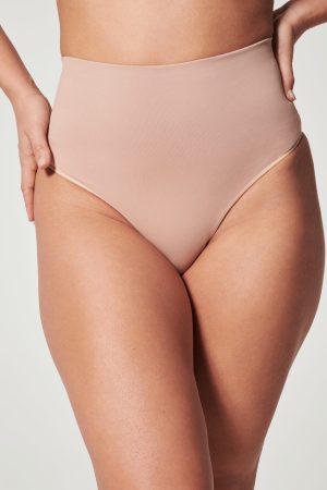 SPANXshape? ExtraOrdinary Thong | Toasted Oatmeal