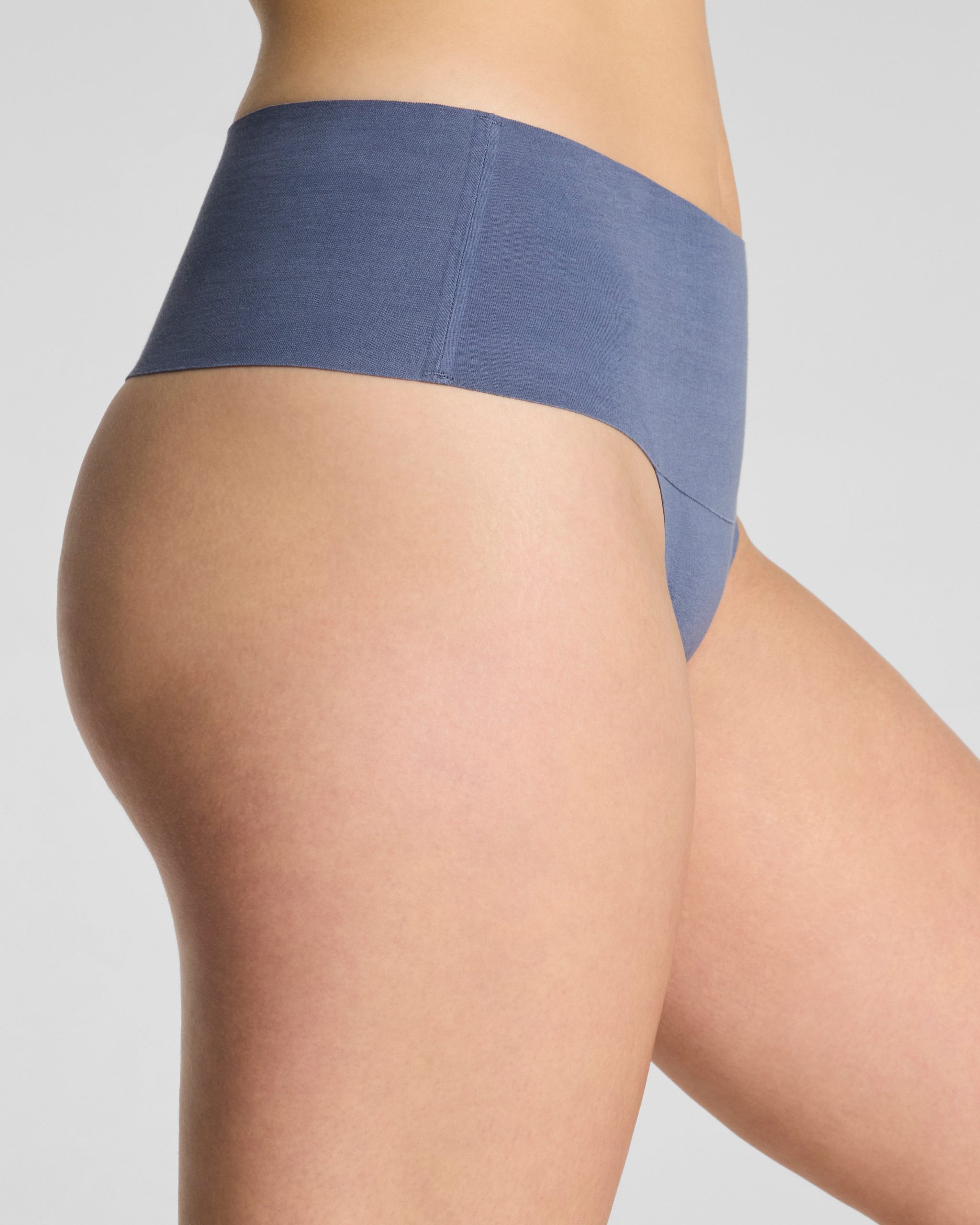 SPANXsupersmooth? Undie-tectable? Supima? Cotton Thong | Rain - Image 3