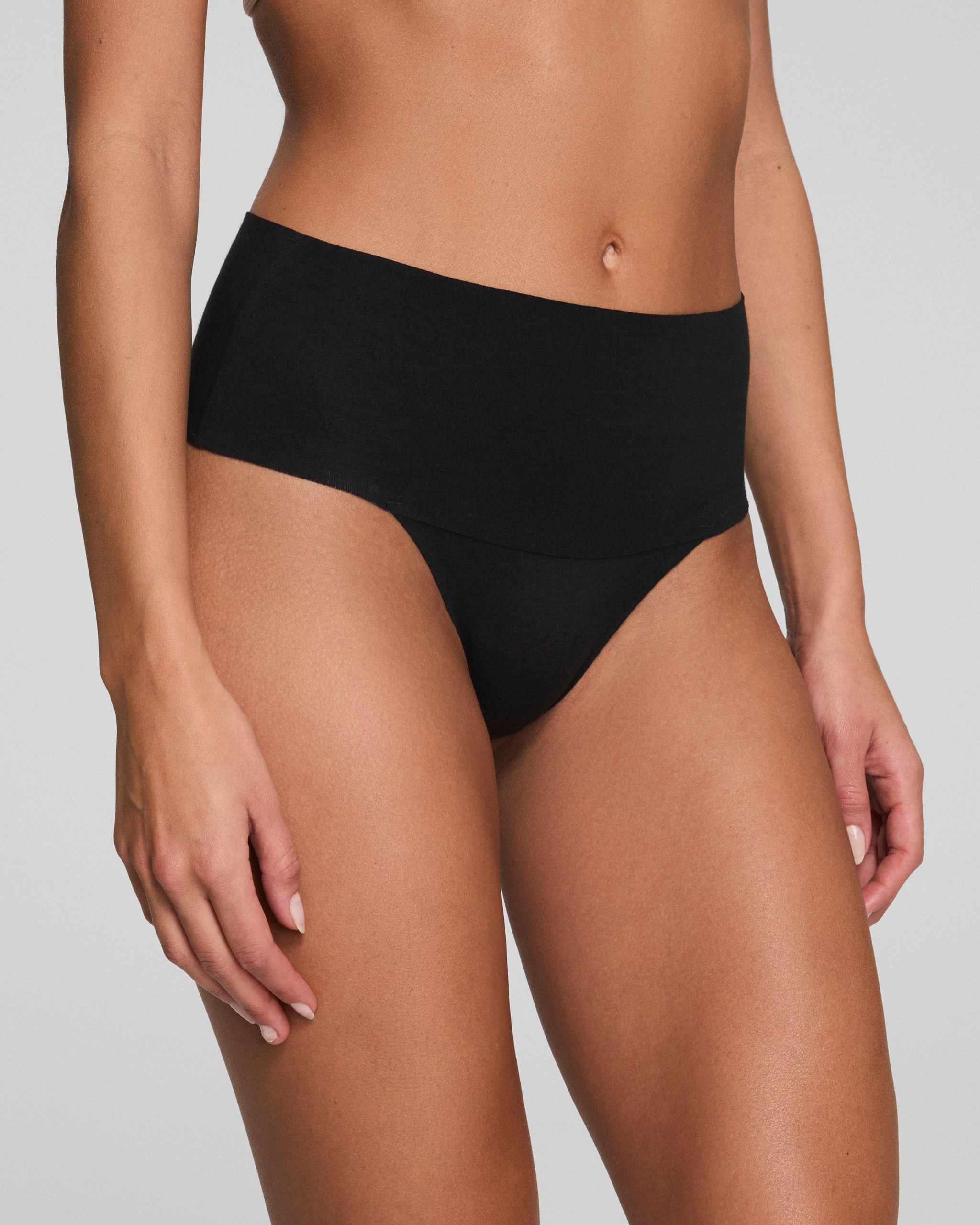 SPANXsupersmooth? Undie-tectable? Supima? Cotton Thong | Very Black