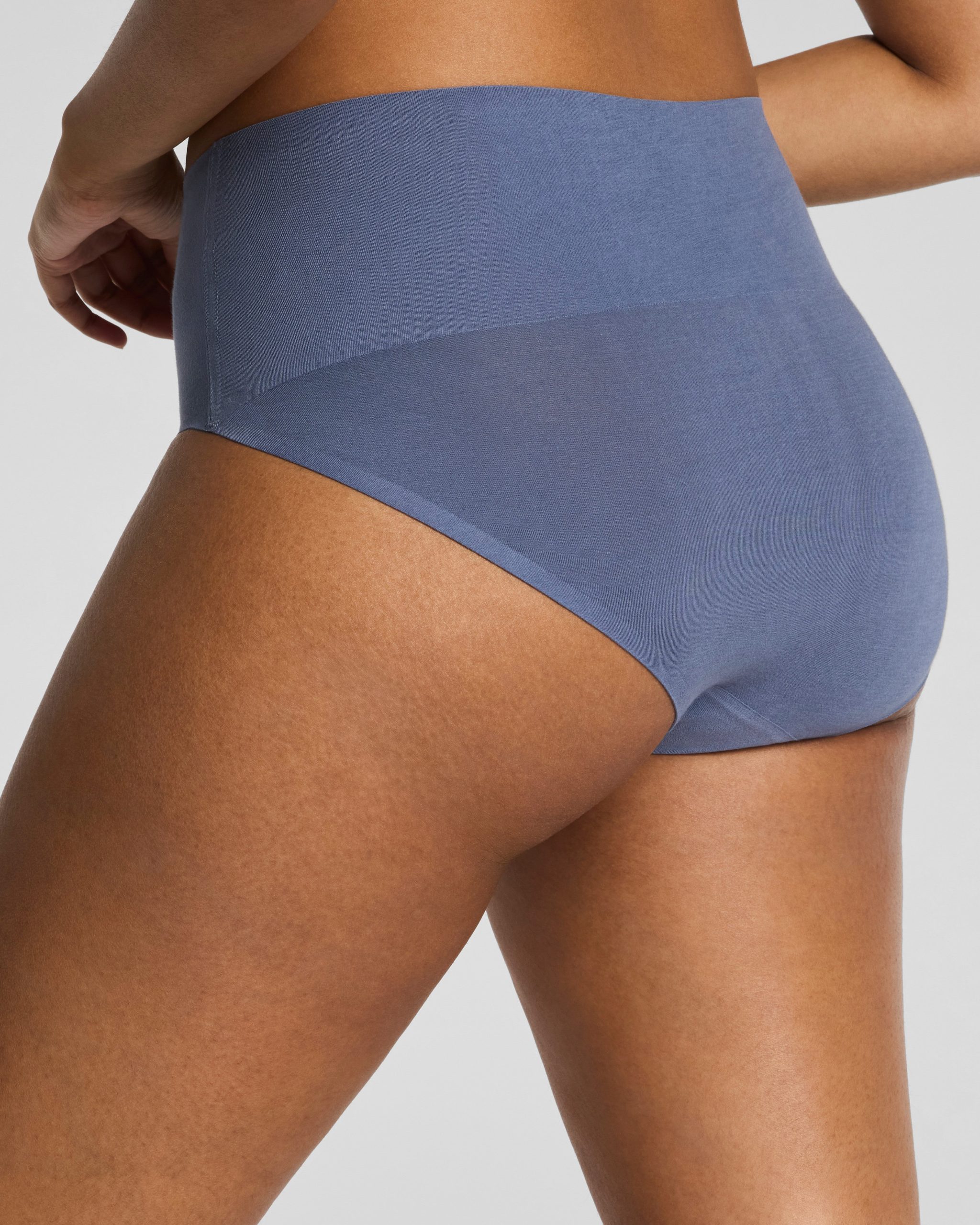 SPANXsupersmooth? Undie-tectable? Supima? Cotton Hi-Leg Brief | Rain - Image 2