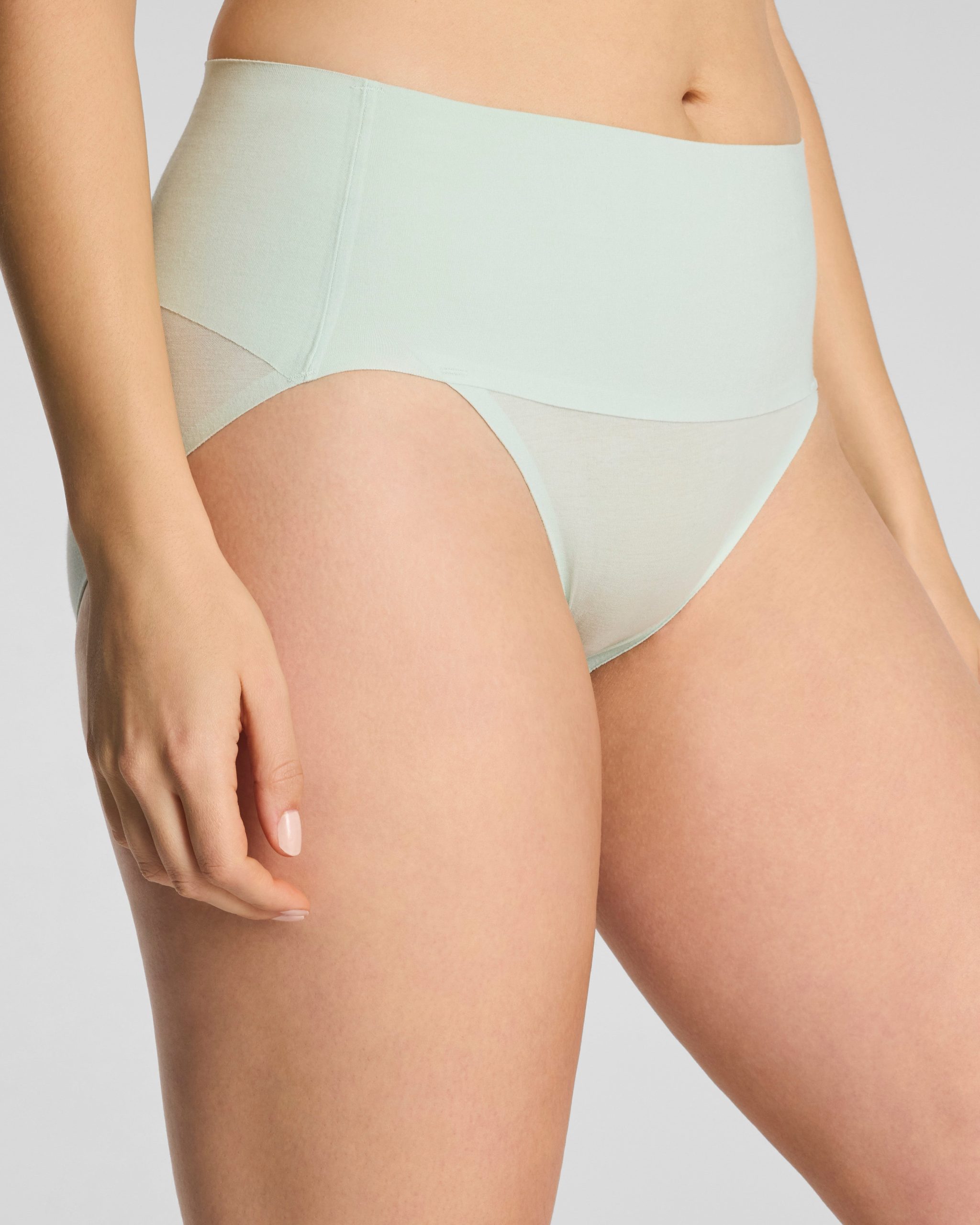 SPANXsupersmooth? Undie-tectable? Supima? Cotton Hi-Leg Brief | Sea Glass