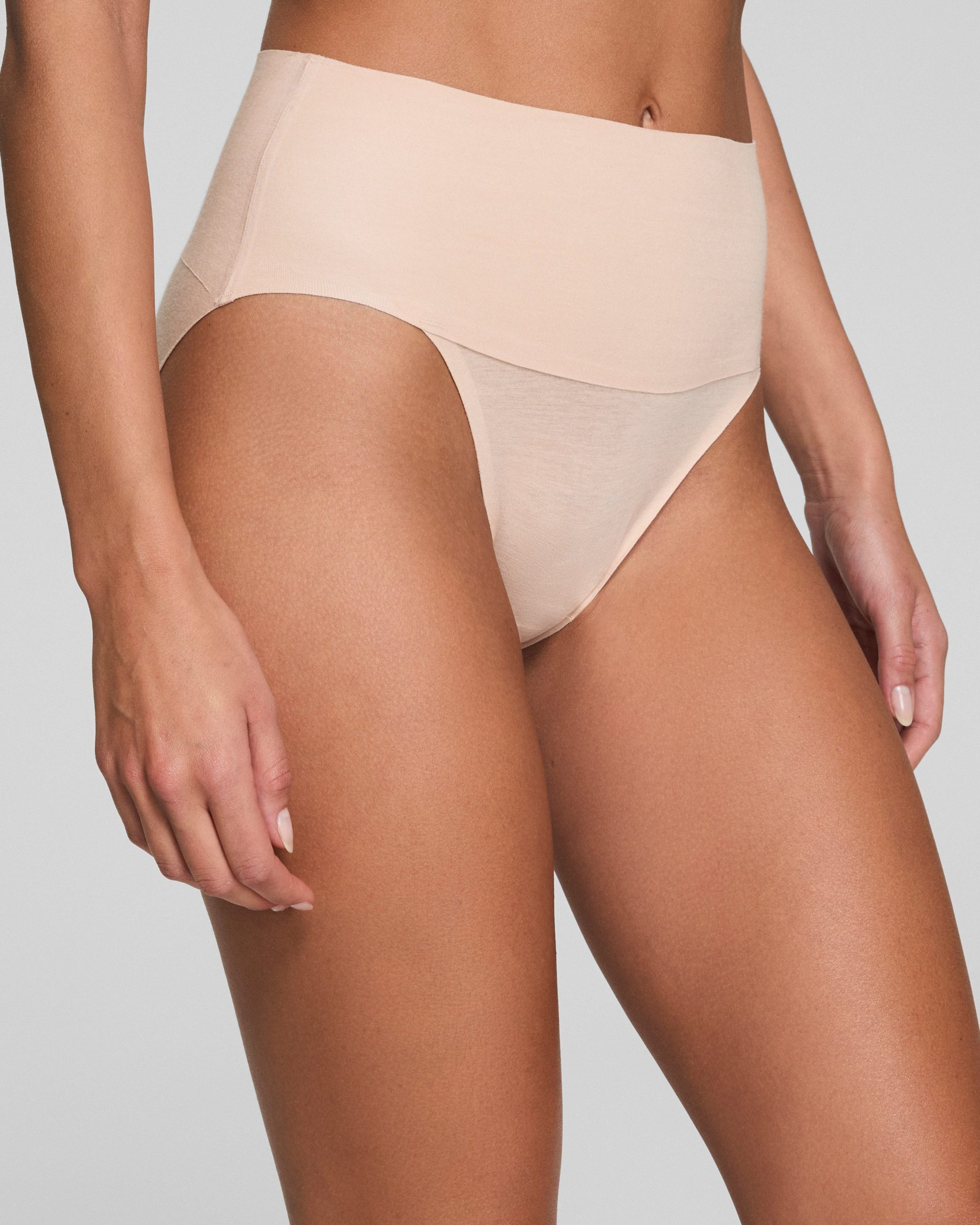 SPANXsupersmooth? Undie-tectable? Supima? Cotton Hi-Leg Brief | Soft Nude
