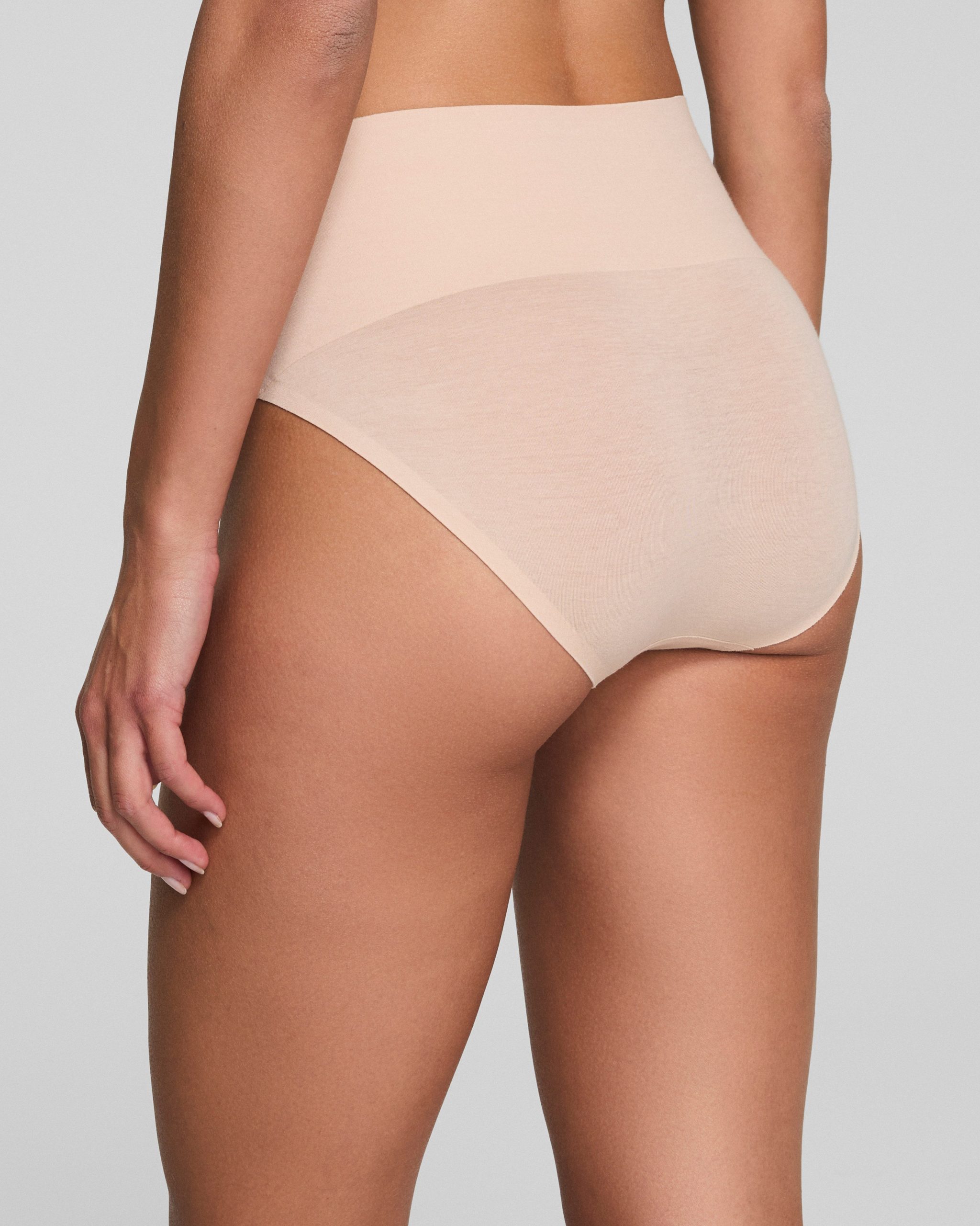 SPANXsupersmooth? Undie-tectable? Supima? Cotton Hi-Leg Brief | Soft Nude - Image 2