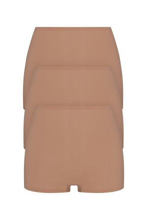 SPANXsmooth? Fit-To-You Boyshort 3-Pack Box | Cafe Au Lait