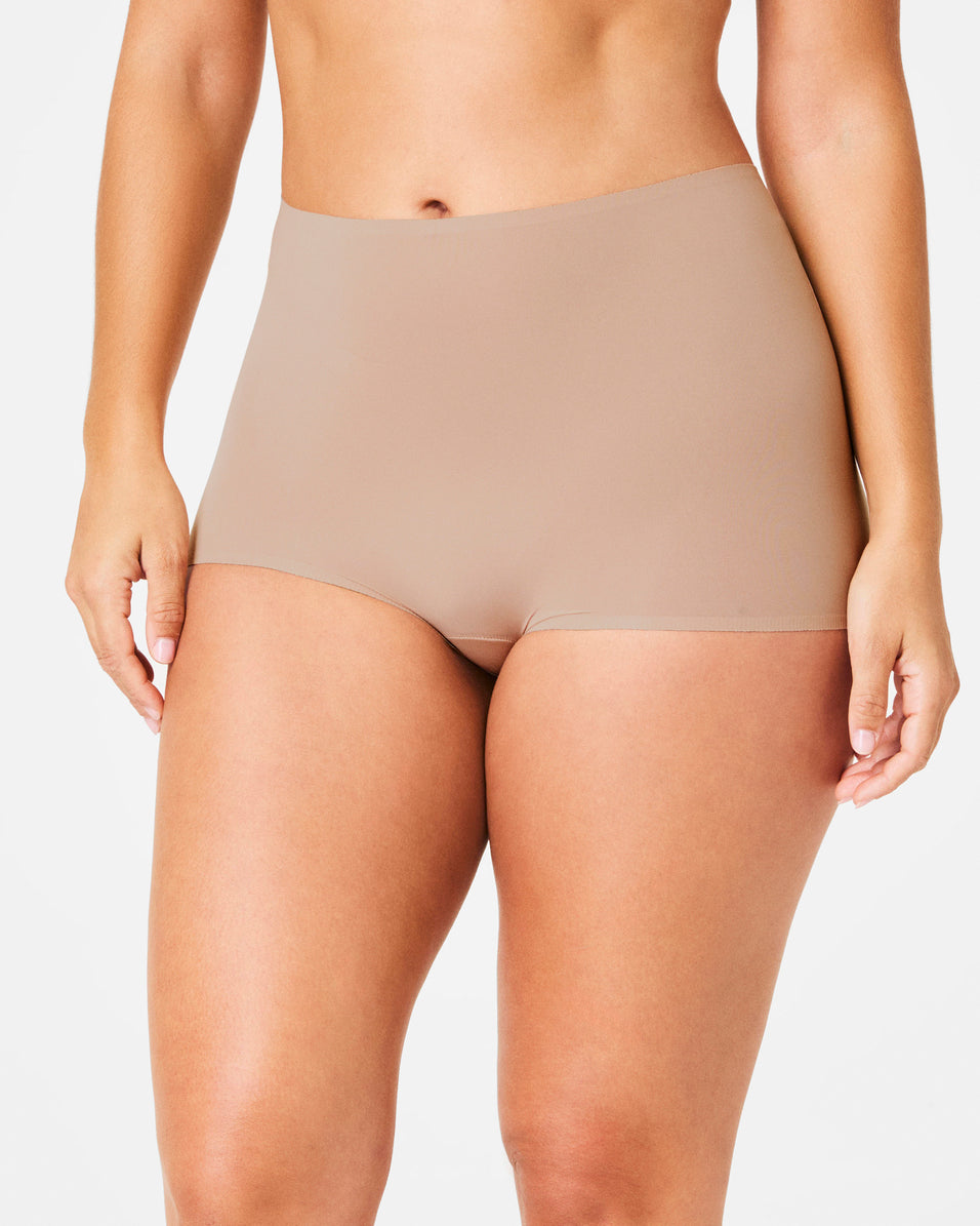 SPANXsmooth? Fit-To-You Boyshort 3-Pack Box | Toasted Oatmeal - Image 2