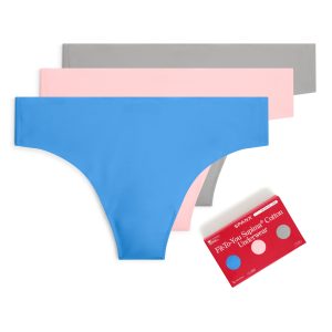 SPANXsmooth?  Fit-To-You Supima? Cotton Thong 3-Pack Box | Aster/Rosebud/Basalt