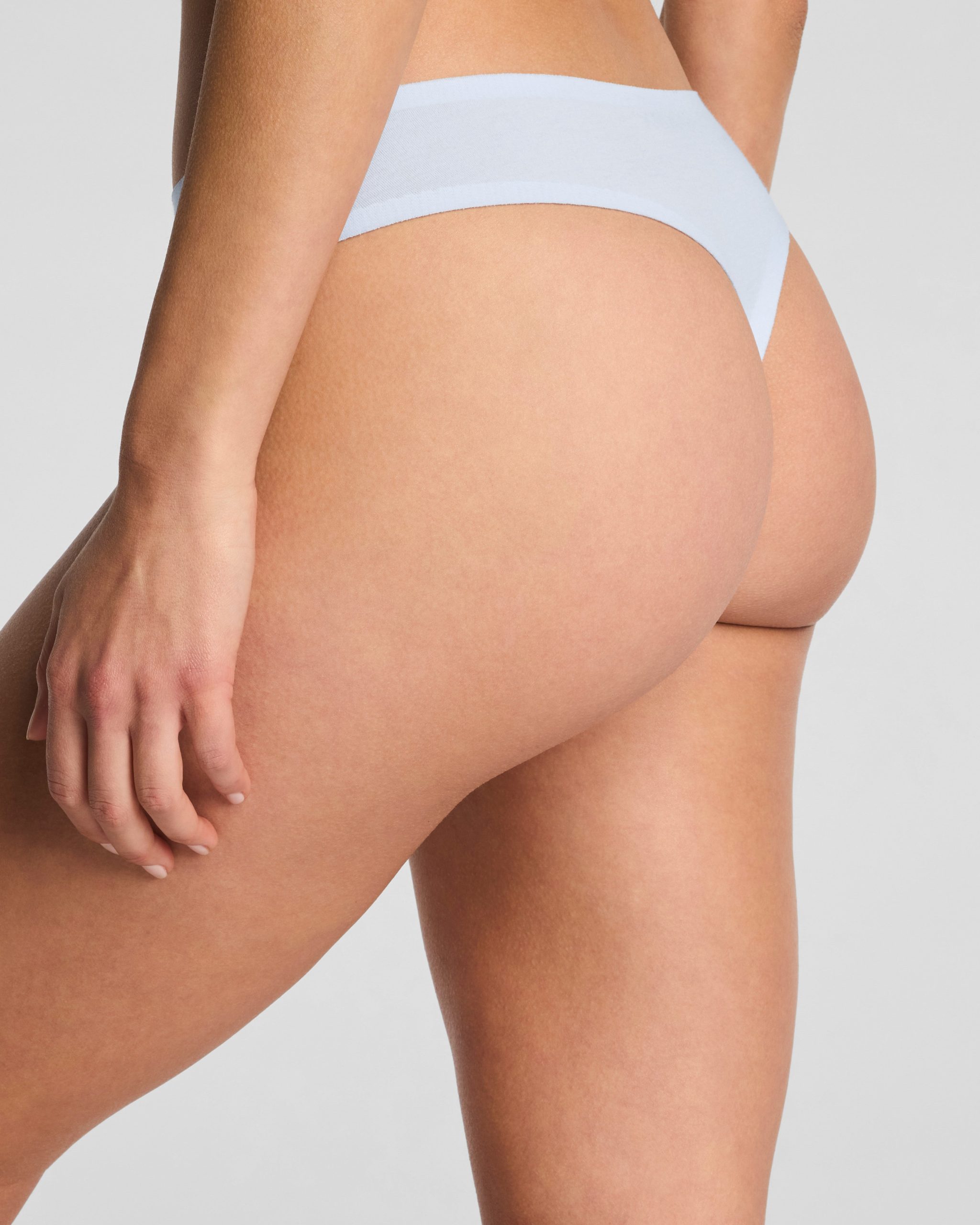 SPANXsmooth? Fit-To-You Supima? Cotton Thong 3-Pack Box | Summit/Clay/Timeless Navy - Image 4