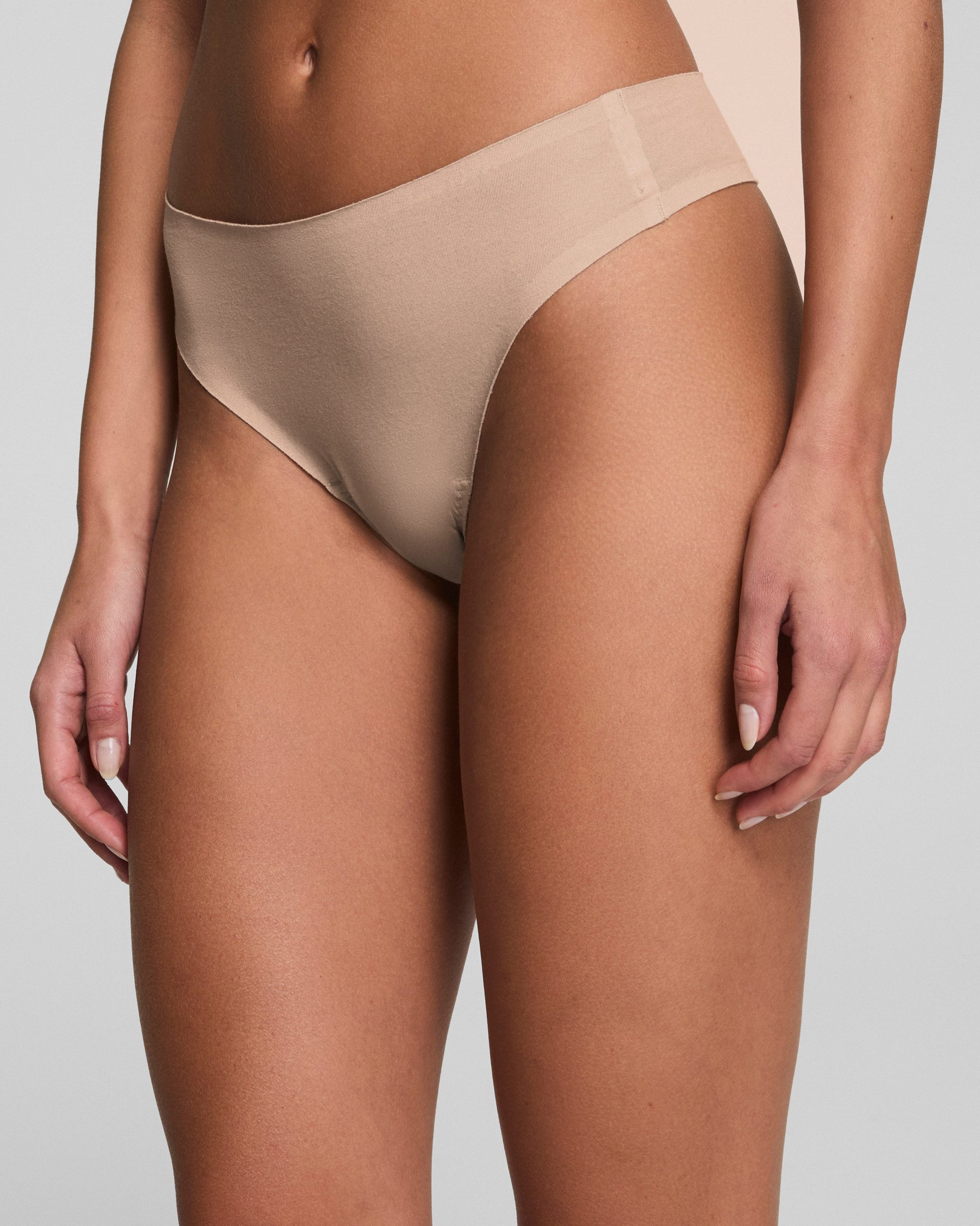 SPANXsmooth? Fit-To-You Supima? Cotton Thong 3-Pack | Toasted Oatmeal - Image 2