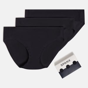 SPANXsmooth?  Fit-To-You Supima? Cotton Bikini 3-Pack | Very Black