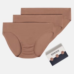 SPANXsmooth?  Fit-To-You Supima? Cotton Bikini 3-Pack | Cafe Au Lait