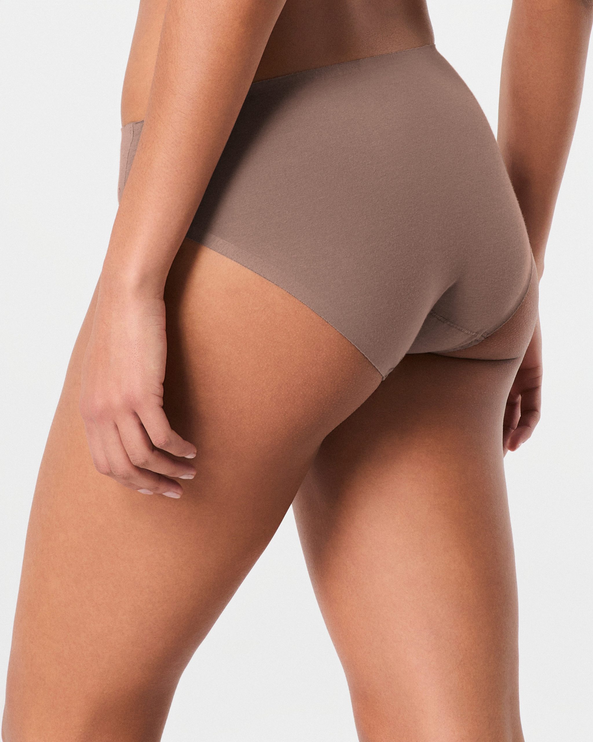 SPANXsmooth? Fit-To-You Supima? Cotton Bikini 3-Pack | Cafe Au Lait - Image 3