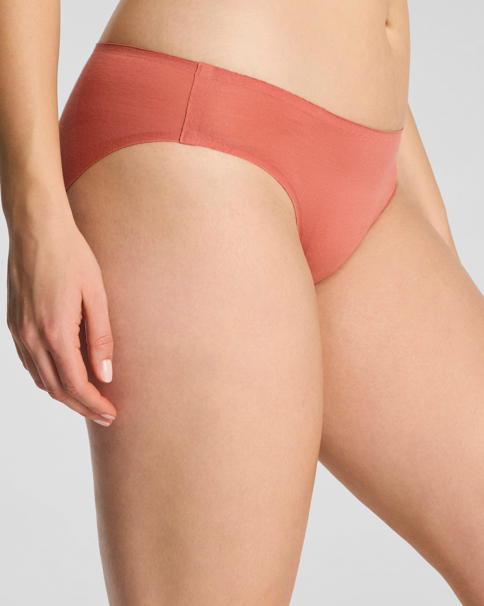 SPANXsmooth? Fit-To-You Supima? Cotton Bikini 3-Pack | Summit/Clay/Timeless Navy - Image 5