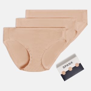 SPANXsmooth?  Fit-To-You Supima? Cotton Bikini 3-Pack | Toasted Oatmeal