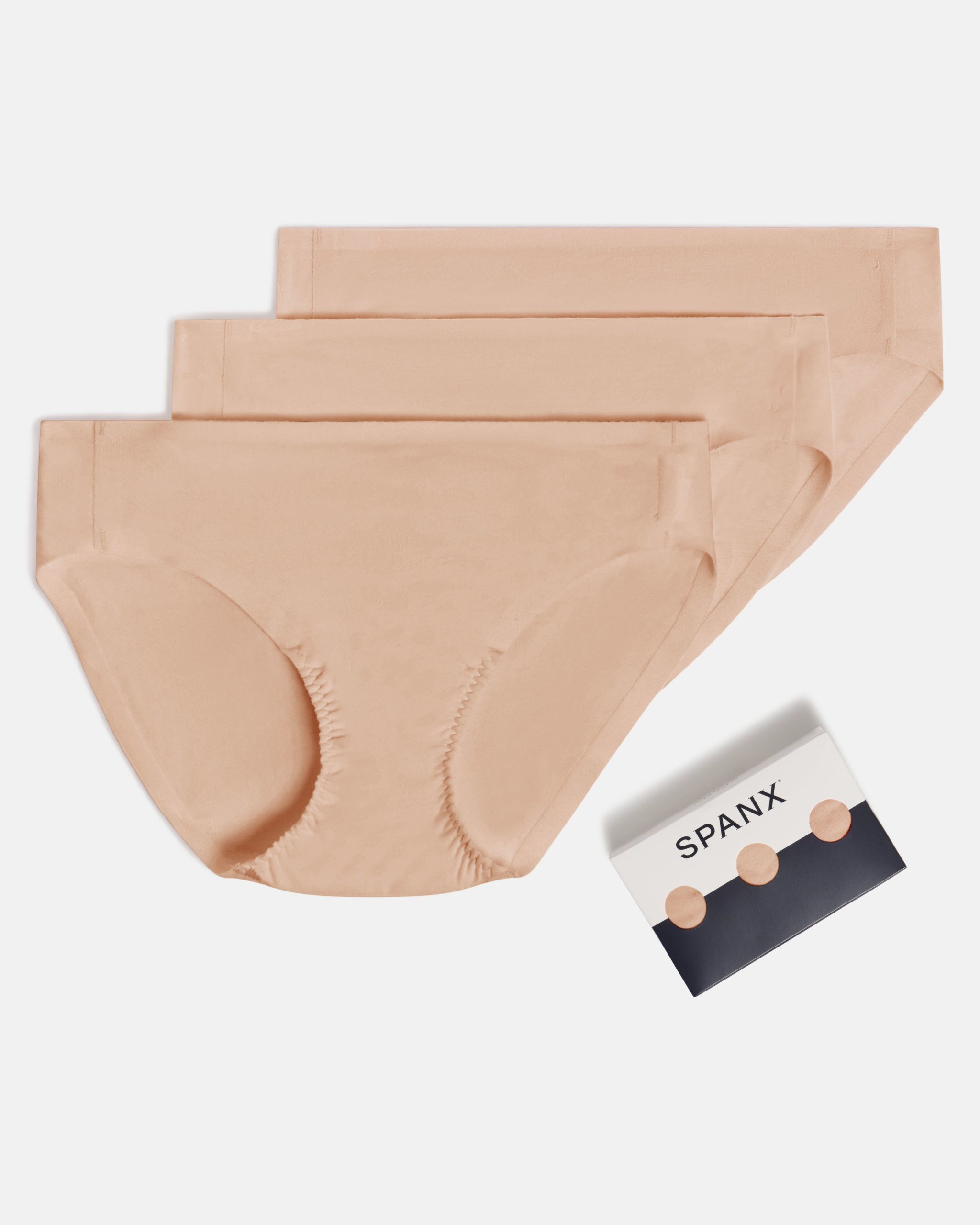 SPANXsmooth? Fit-To-You Supima? Cotton Bikini 3-Pack | Toasted Oatmeal