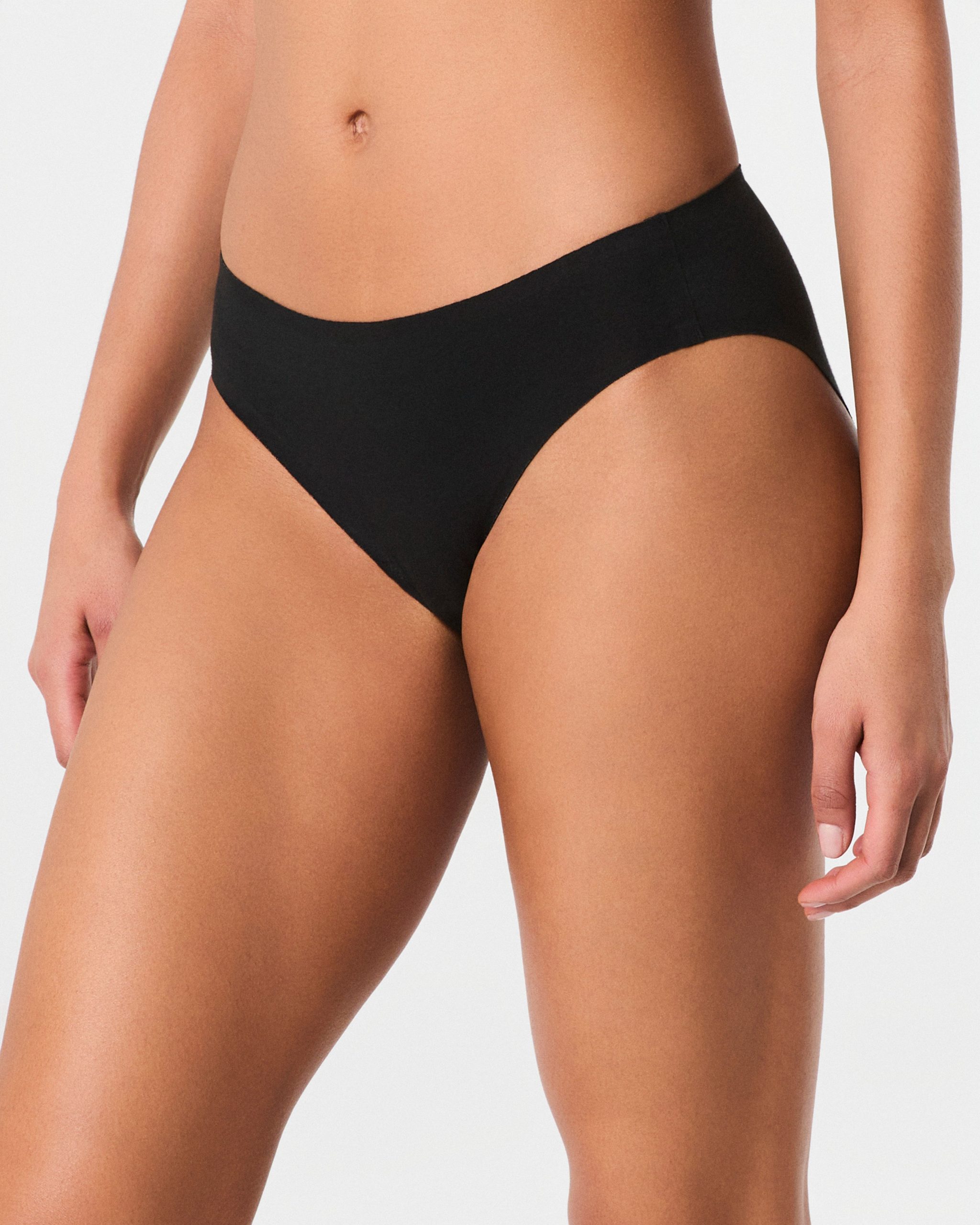 SPANXsmooth? Fit-To-You Supima? Cotton Bikini 3-Pack | Very Black - Image 2