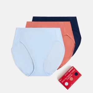 SPANXsmooth?  Fit-To-You Supima? Cotton Brief 3-Pack | Summit/Clay/Timeless Navy