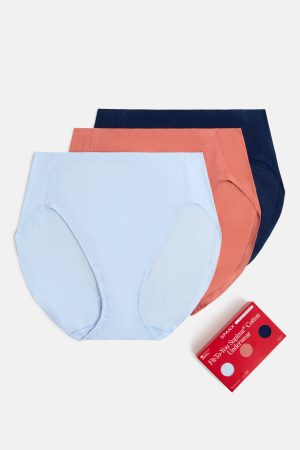 SPANXsmooth? Fit-To-You Supima? Cotton Brief 3-Pack | Summit/Clay/Timeless Navy