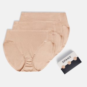 SPANXsmooth?  Fit-To-You Supima? Cotton Brief 3-Pack | Toasted Oatmeal
