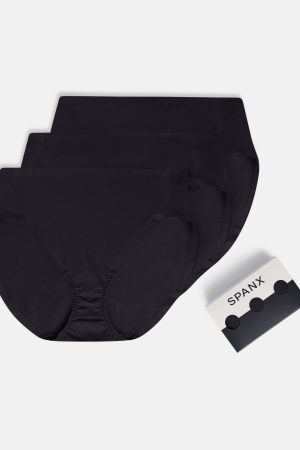 SPANXsmooth? Fit-To-You Supima? Cotton Brief 3-Pack | Very Black