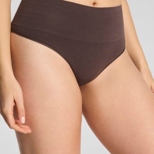SPANXshape?  ExtraOrdinary Supima? Cotton Thong | Dark Cacao