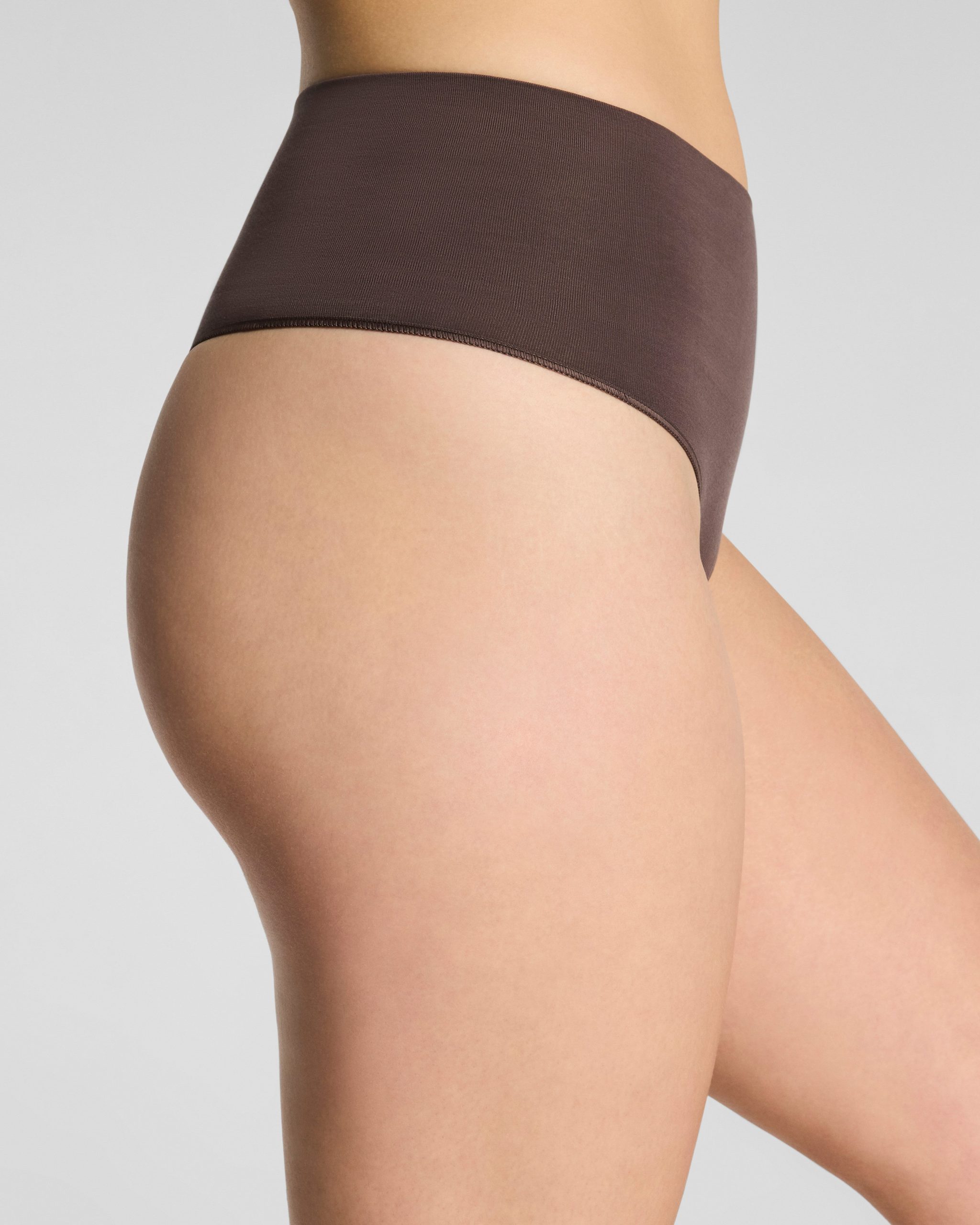 SPANXshape? ExtraOrdinary Supima? Cotton Thong | Dark Cacao - Image 3
