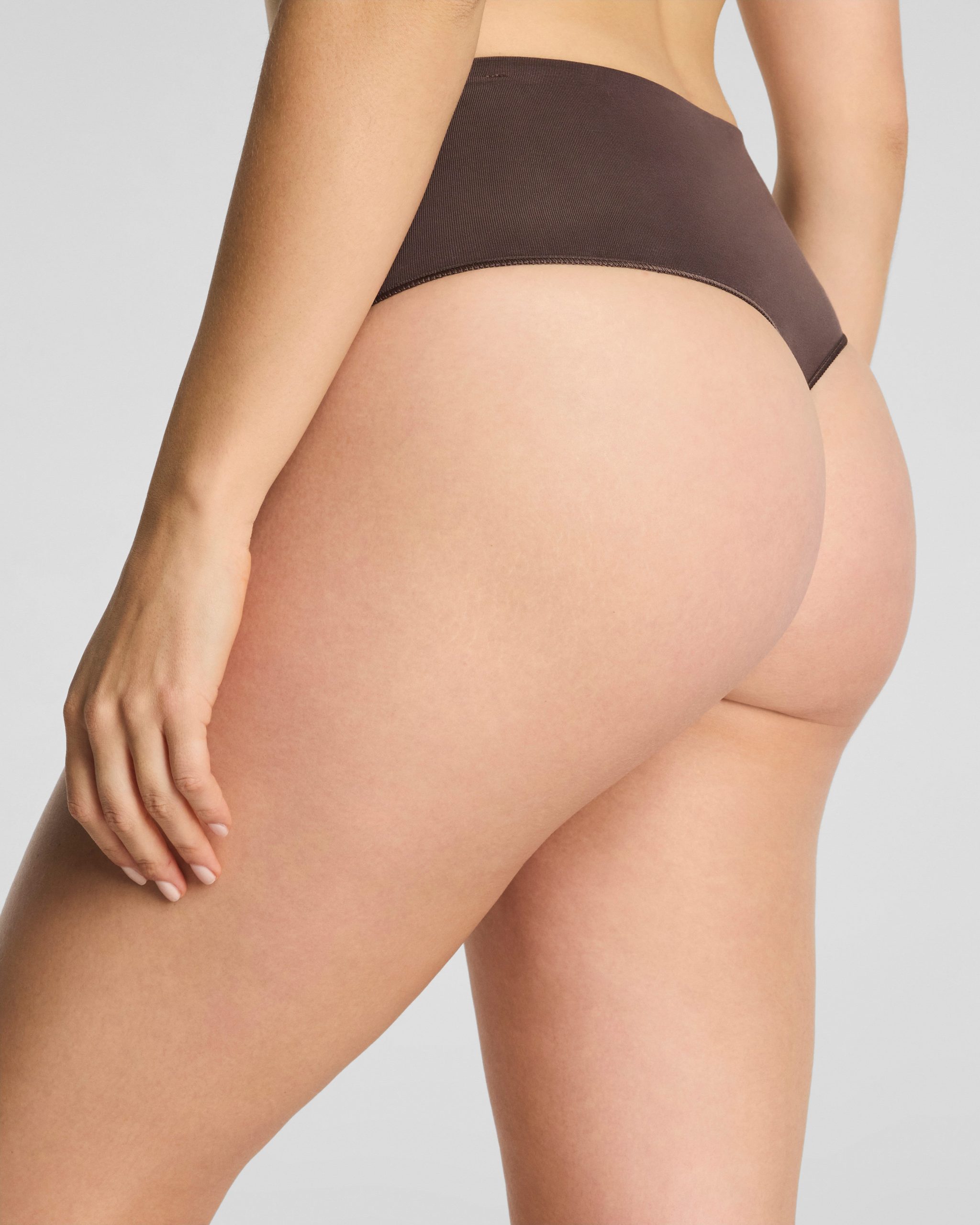 SPANXshape? ExtraOrdinary Supima? Cotton Thong | Dark Cacao - Image 2