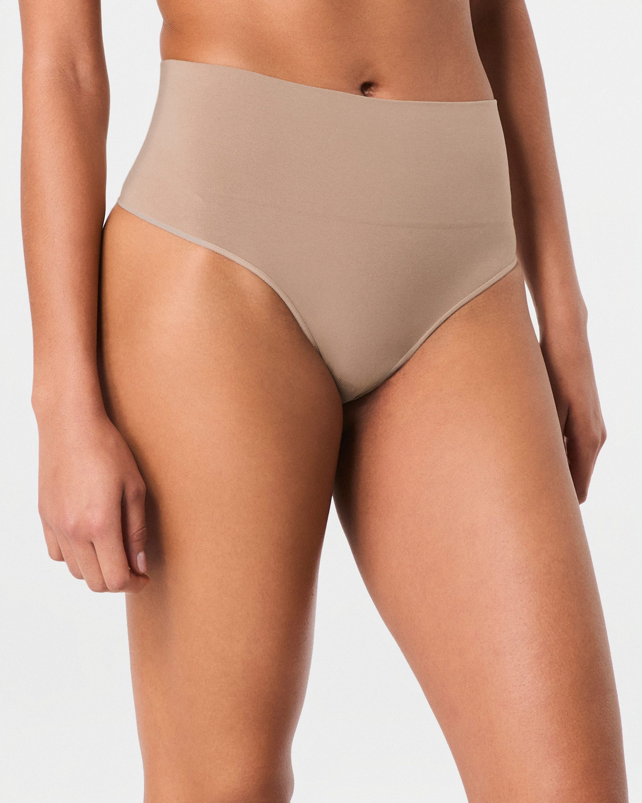 SPANXshape? ExtraOrdinary Supima? Cotton Thong | Toasted Oatmeal