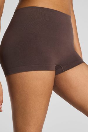 SPANXshape? ExtraOrdinary Supima? Cotton Boyshort | Dark Cacao