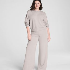 SPANX AirEssentials? Wide Leg Pant | French Grey