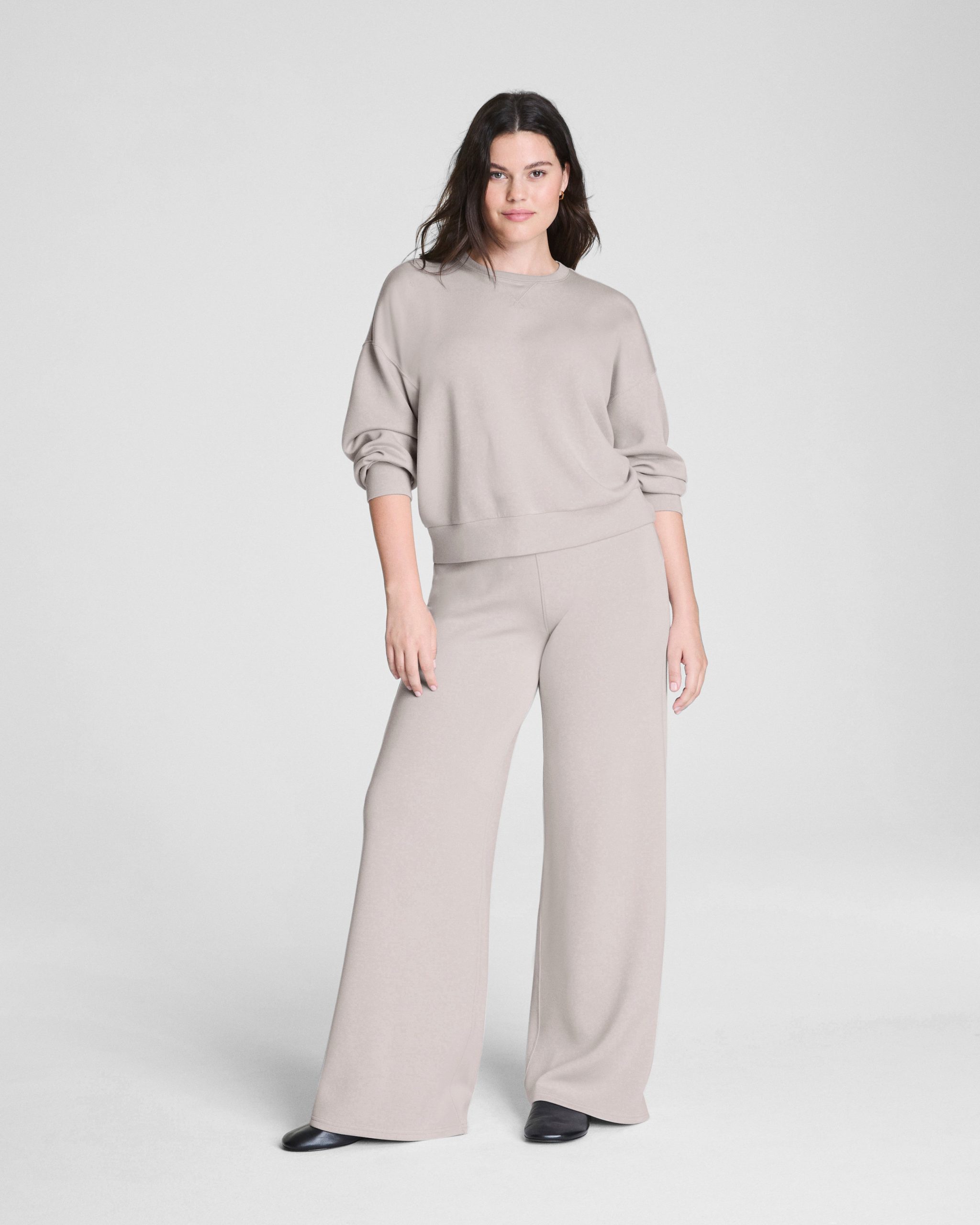 SPANX AirEssentials? Wide Leg Pant | French Grey