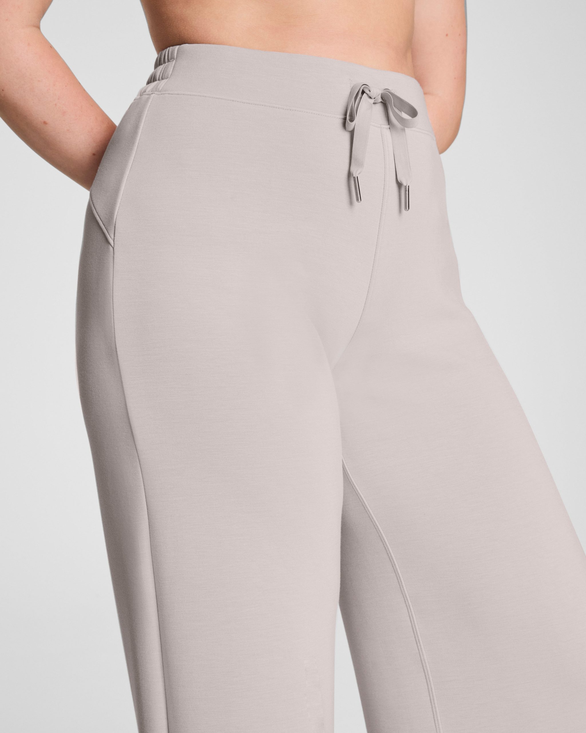SPANX AirEssentials? Wide Leg Pant | French Grey - Image 4