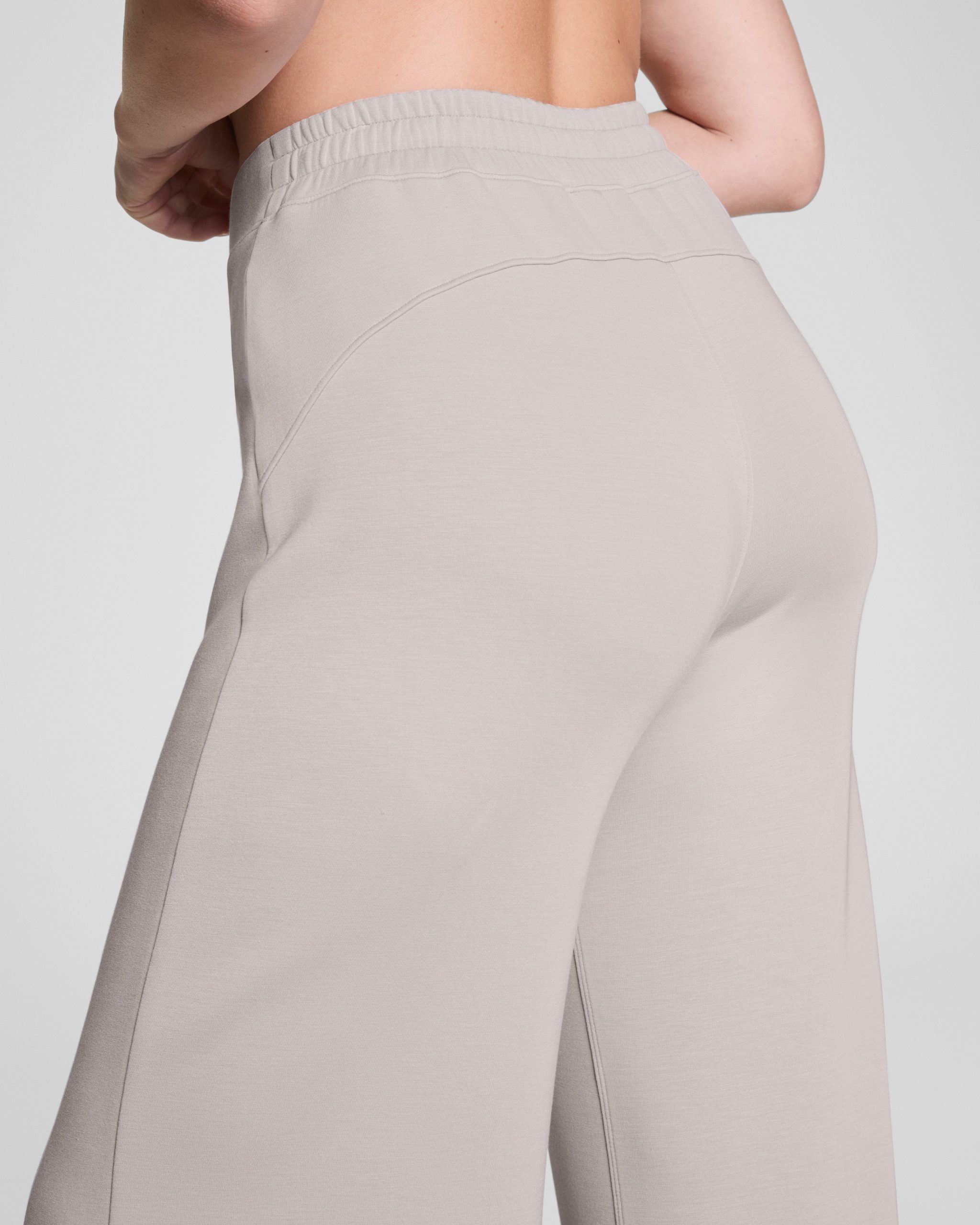 SPANX AirEssentials? Wide Leg Pant | French Grey - Image 5