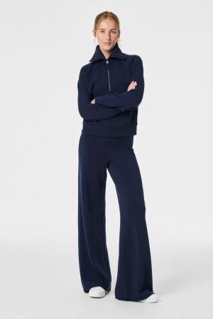 SPANX AirEssentials? Wide Leg Pant | Timeless Navy
